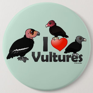 I Liebe-Geier (Nordamerika) Button
