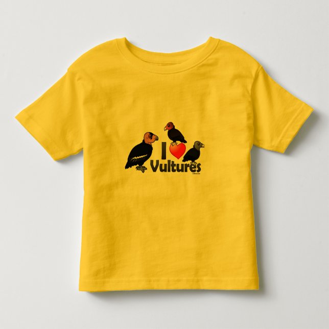 I Liebe-Geier (Nordamerika) Kleinkind T-shirt (Vorderseite)