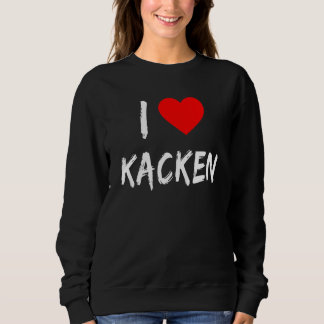 I LIEBE GEKACKT SWEATSHIRT