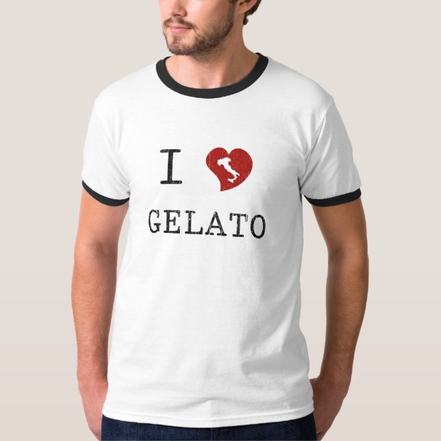 I Liebe Gelato T-Shirt (Vorderseite)