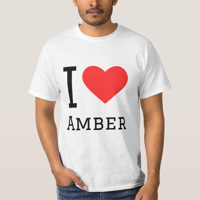 I Liebe gelb T-Shirt (Vorderseite)
