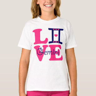 ♊😍 I Liebe Gemini-Zodiac Sign Fabulous T-Shirt