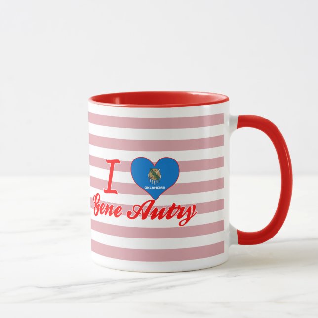 I Liebe-Gen Autry, Oklahoma Tasse (Rechts)