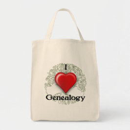 I Liebe Genealogie Custom Tote Bag Tragetasche