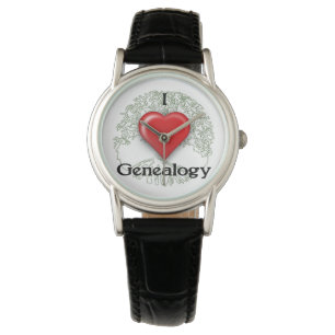 I Liebe-Genealogie-kundenspezifische Uhr