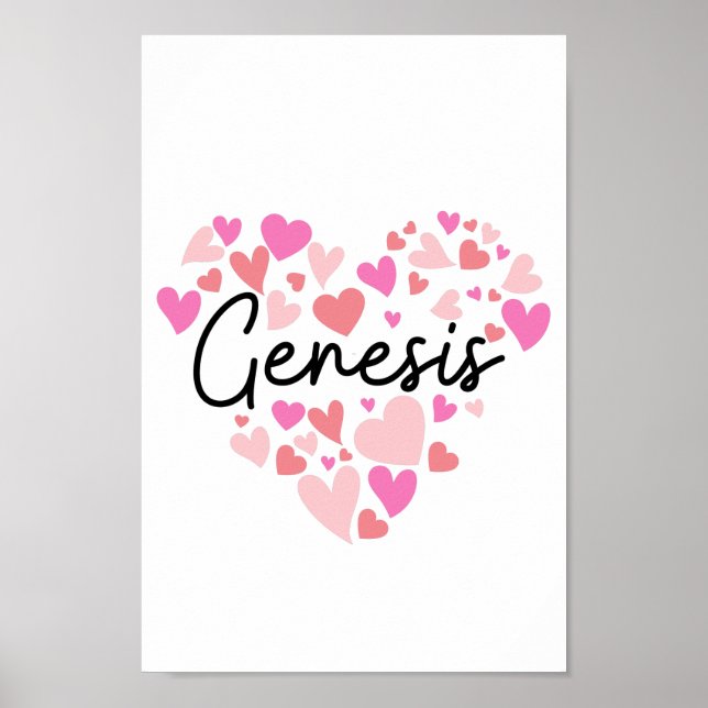 I Liebe Genesis Poster (Vorne)
