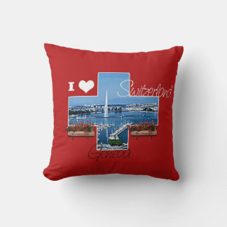 I Liebe Genf, Schweiz - Kissen