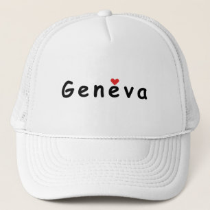 I Liebe Genf Truckerkappe