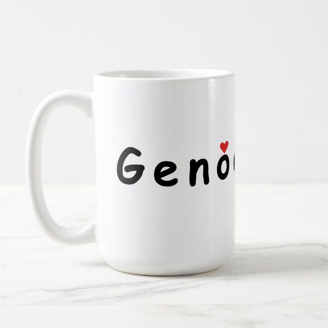 I Liebe Genua Kaffeetasse (Links)