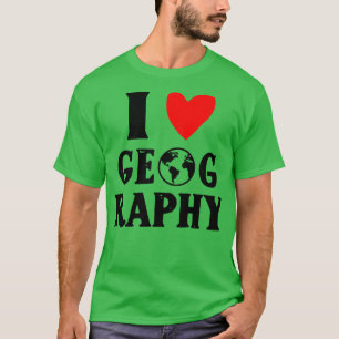 I Liebe Geografie 9 T-Shirt
