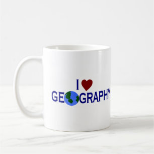 I Liebe-Geografie Kaffeetasse