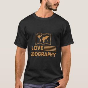 I Liebe Geografie T-Shirt
