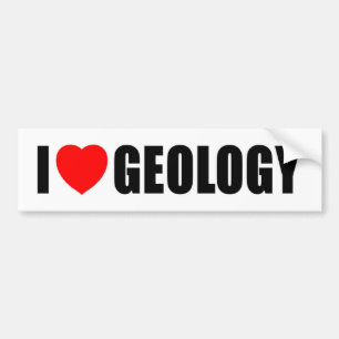 I Liebe-Geologie Autoaufkleber
