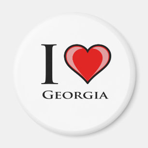I Liebe Georgia Magnet