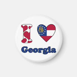 I Liebe Georgien Magnet