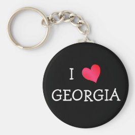 I Liebe Georgien Schlüsselanhänger