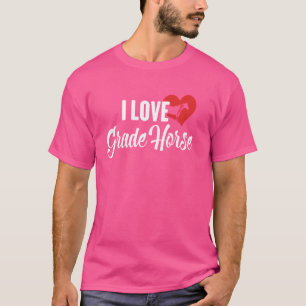 I Liebe Geschenk für Pferde T-Shirt