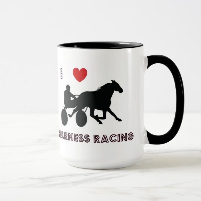 I Liebe-Geschirr-LaufenTasse Tasse (Rechts)