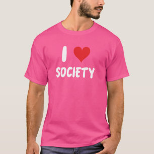 I Liebe Gesellschaft - Städte Städte Staaten Lände T-Shirt