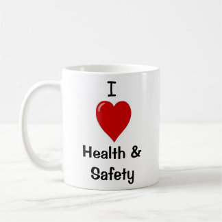 I Liebe-Gesundheit u. Sicherheit - doppelseitig Kaffeetasse