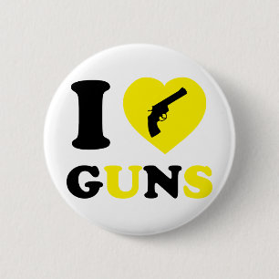 I Liebe-Gewehre Button