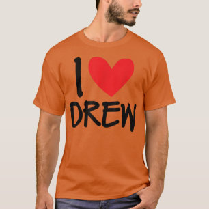 I Liebe Gezeichnet Name Personalisiert Männer Typ T-Shirt
