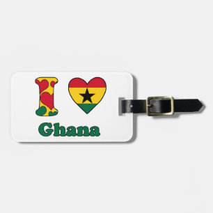 I Liebe Ghana Gepäckanhänger
