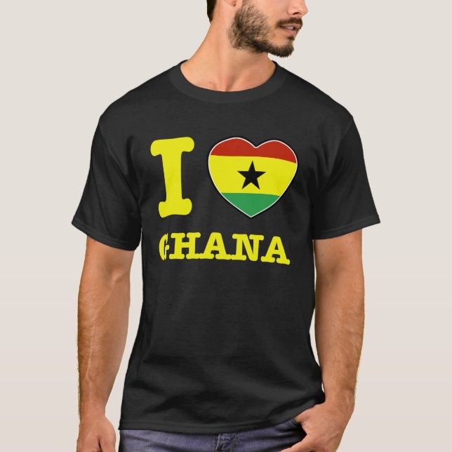 I Liebe Ghana T-Shirt (Vorderseite)
