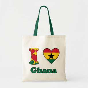 I Liebe Ghana Tragetasche