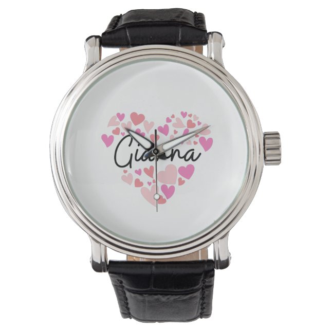 I Liebe Gianna Armbanduhr (Vorderseite)
