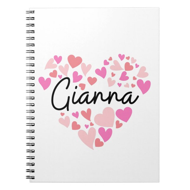 I Liebe Gianna Notizblock (Vorderseite)