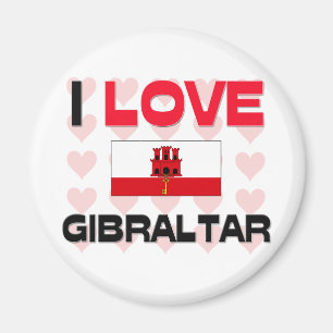 I Liebe Gibraltar Magnet