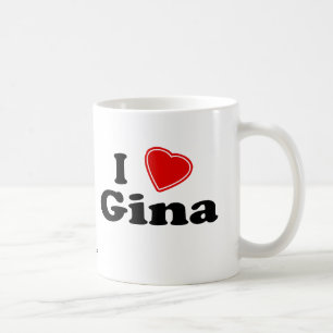 I Liebe Gina Kaffeetasse