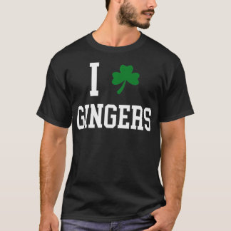 I Liebe Gingers Charm Redheads Kleeblatt for St Pa T-Shirt