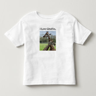 I Liebe Giraffen Kleinkind T-shirt