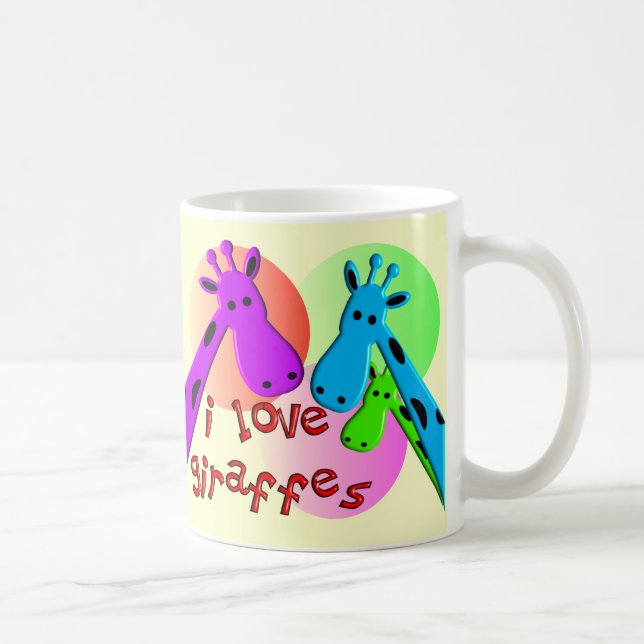 I Liebe-Giraffengeschenke Kaffeetasse (Rechts)