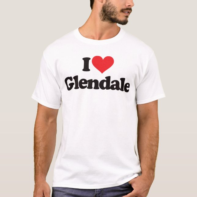 I Liebe Glendale T-Shirt (Vorderseite)