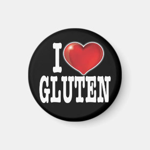 I LIEBE GLUTEN (dunkle Fassung) Magnet