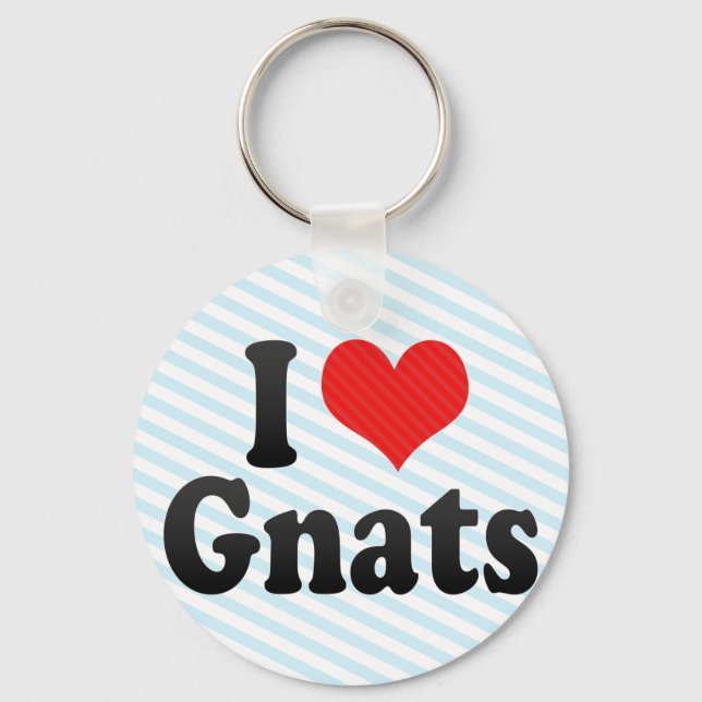 I Liebe Gnats Schlüsselanhänger (Vorderseite)