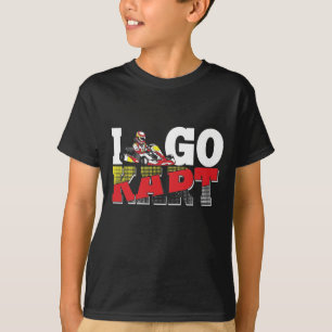 I Liebe Go Kart Racing Sportwagen T-Shirt