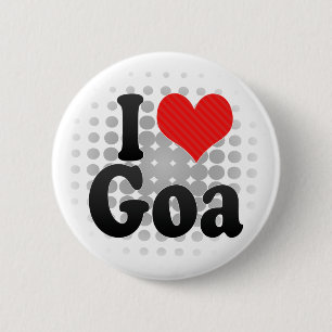 I Liebe Goa Button