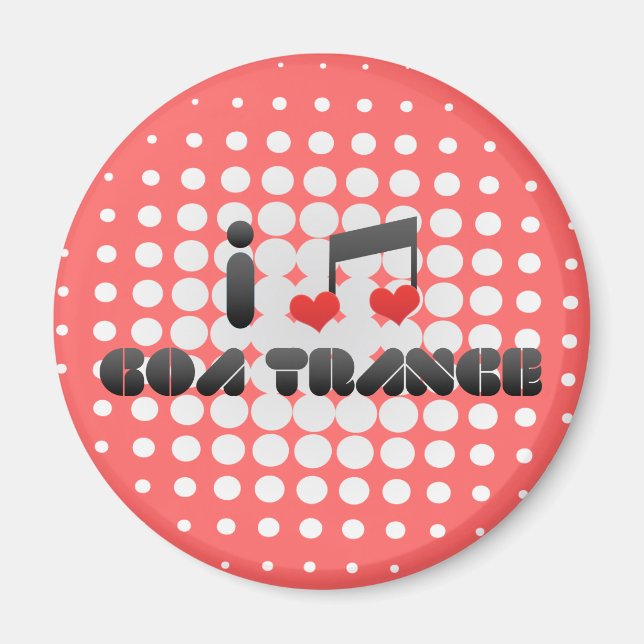 I Liebe Goa Trance Magnet (Vorne)