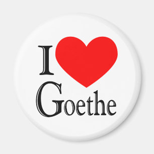 I Liebe Goethe Magnet
