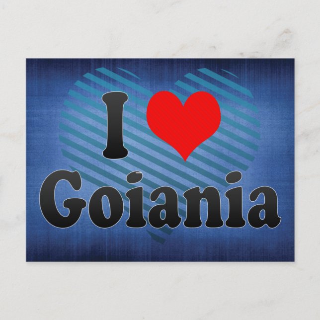I Liebe Goiania, Brasilien Postkarte (Vorderseite)