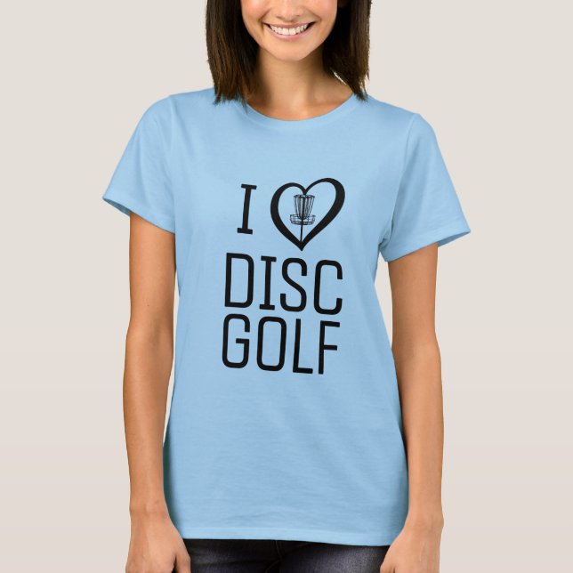 I Liebe Golf Frauen T Shirt (Vorderseite)