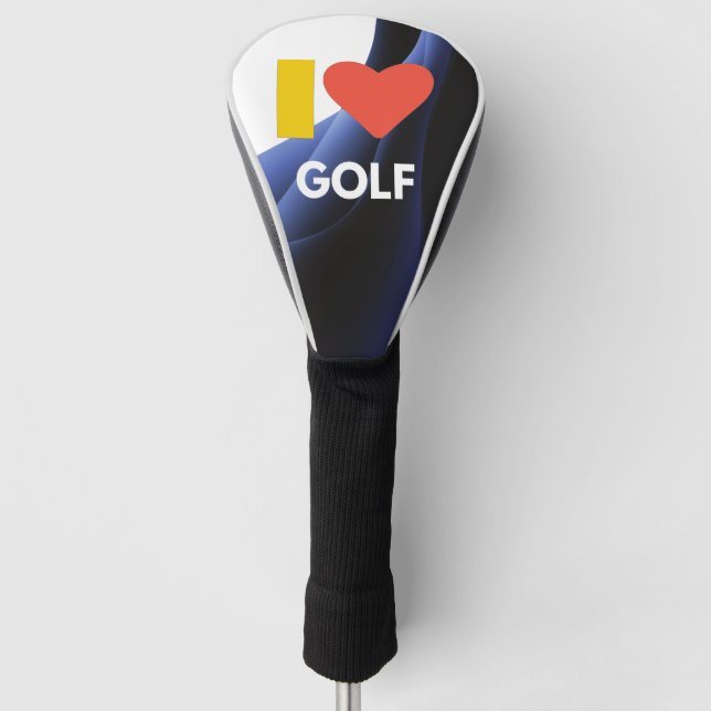 I LIEBE GOLF HEADCOVER (Vorderseite)