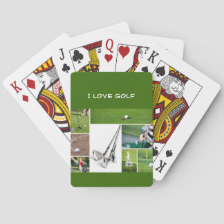 I Liebe Golfspielkarten Spielkarten