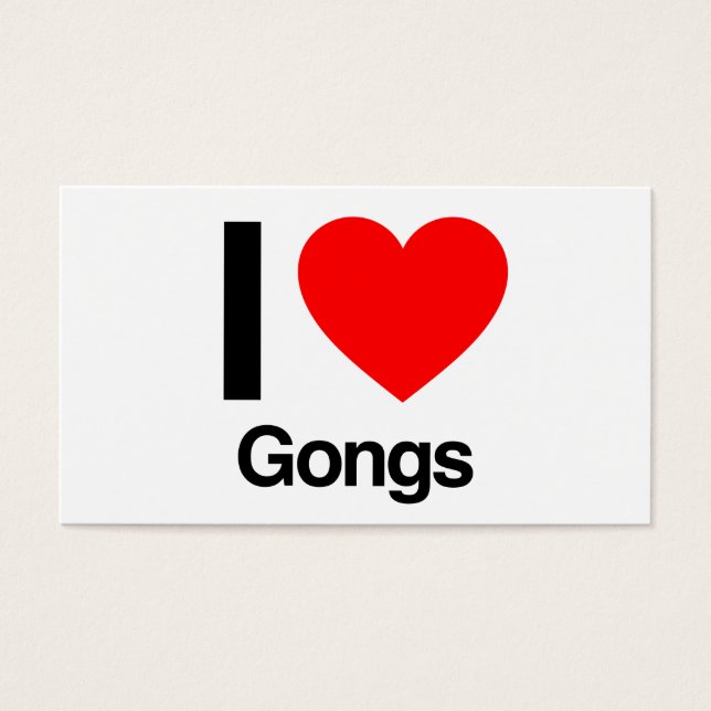 i Liebe gongs (Vorderseite)