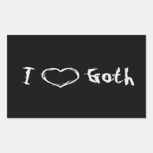 I Liebe Goth Sticker