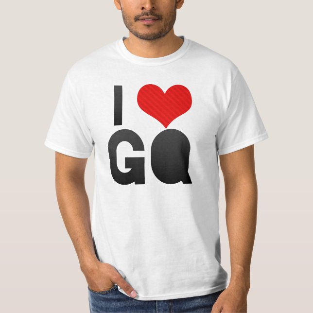 I Liebe GQ T-Shirt (Vorderseite)